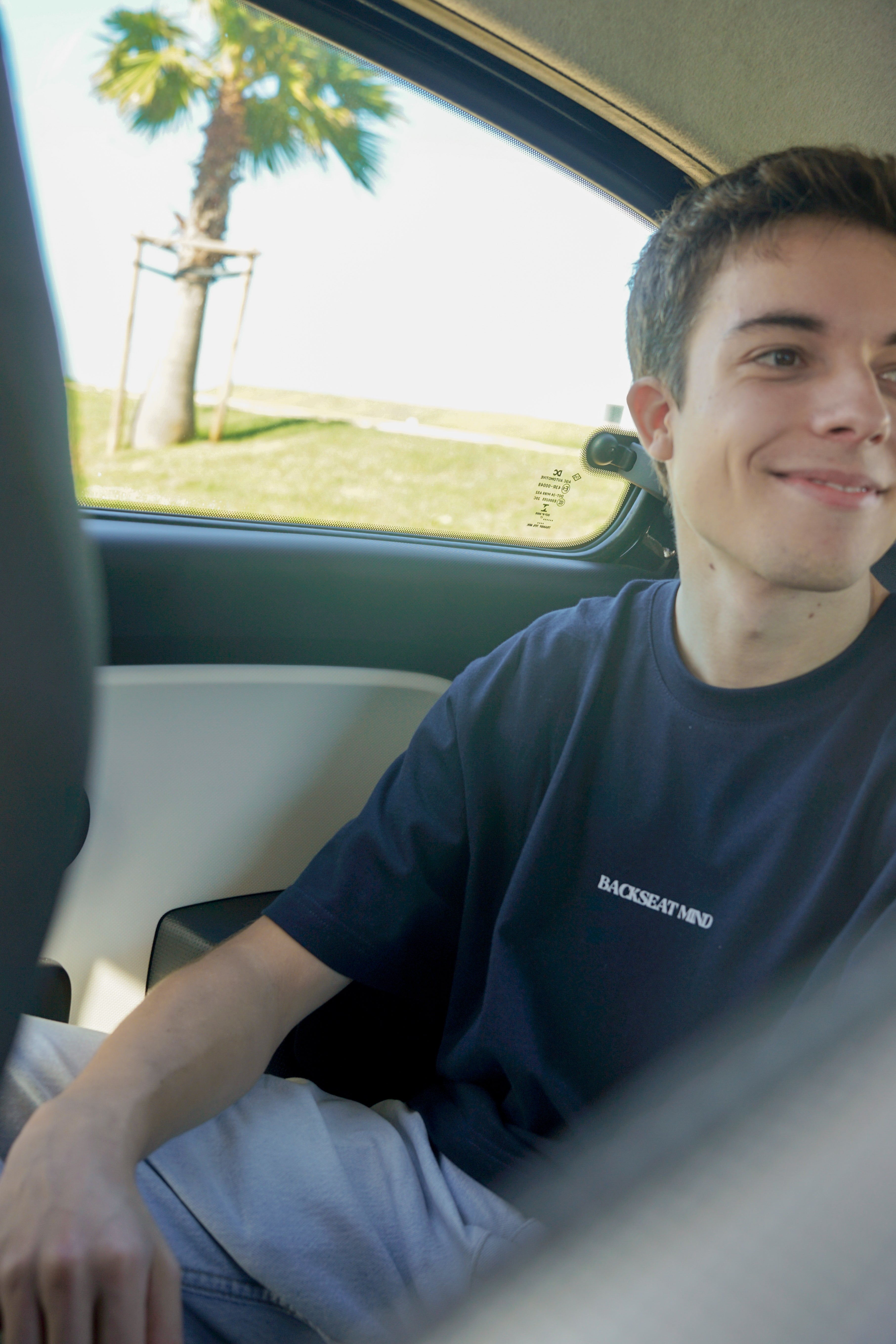 TAKE THE LITTLE HORSE – Navy Oversized Tee